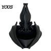 Gothic Bat Flower Pot Hanging Planter, Plant Pot, 3D Printed Lightweight Durable Halloween Planter for Trailing Vines, Indoor Outdoor Decoration
