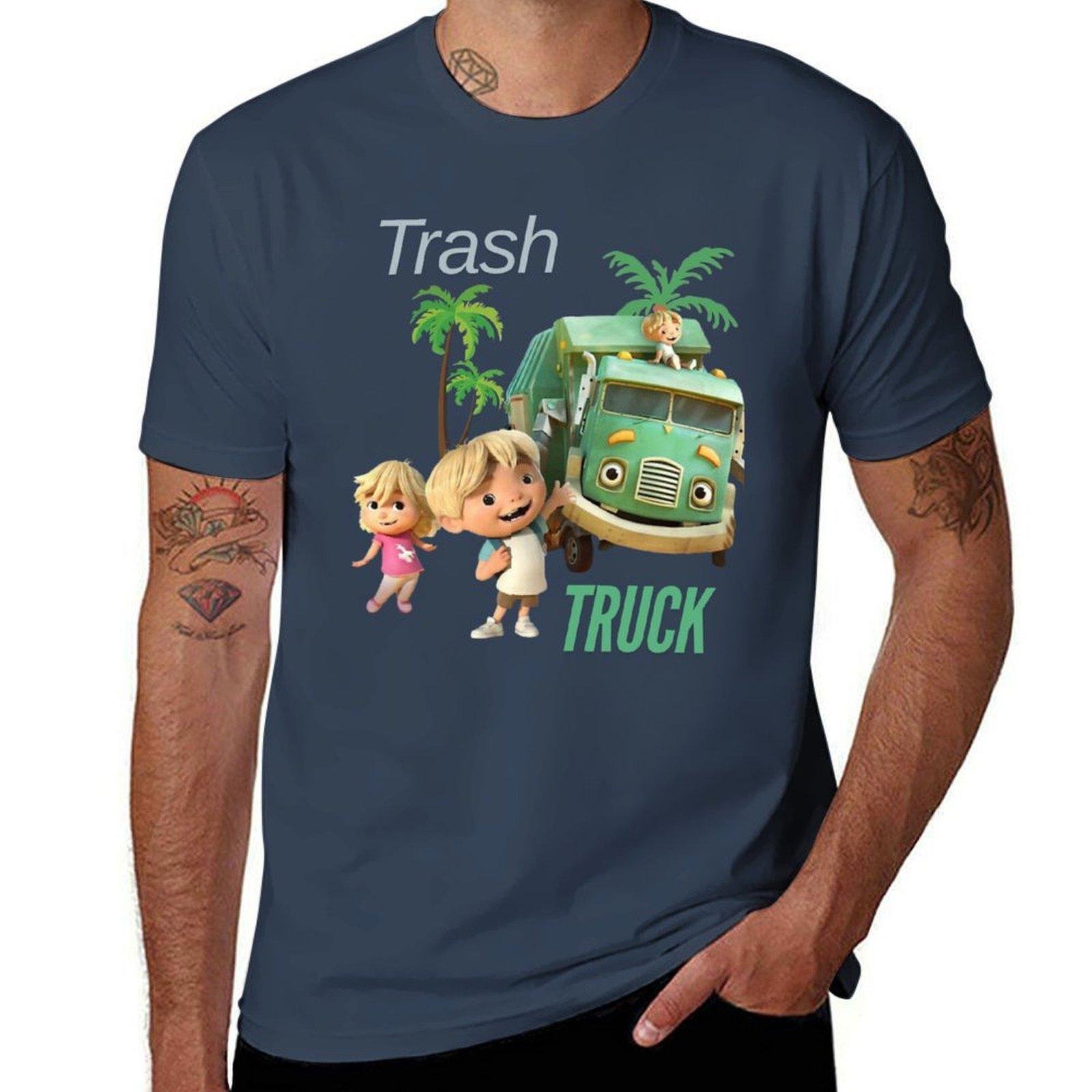 Cast of trash truck TShirt Classic Basic Casual TShirt S