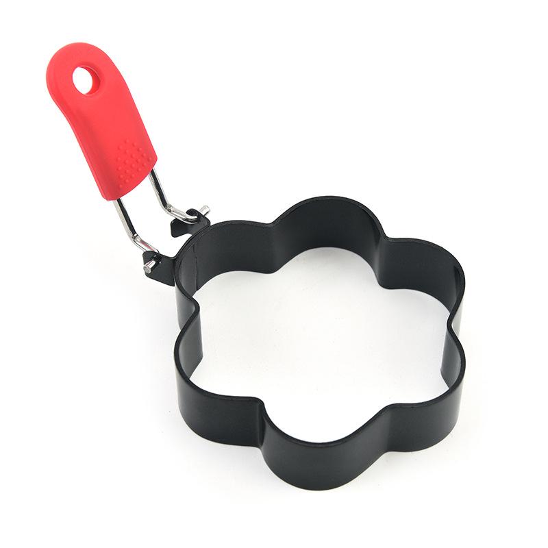 Heart-Shaped Stainless Steel Egg and Cookie Mold Cooking Tool
