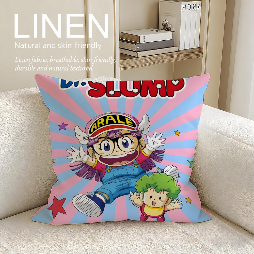 Anime Kawaii Dr Slump Cushion Cover Pillowcase Set Pcs X X Breathable Washable Sofa Cushion Cover
