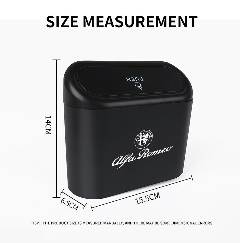 Car Trash Bin Hanging Vehicle Garbage Dust Case Storage Box For Alfa Romeo Cadillac Land Rover Toyota Hyundai BMW Mercedes Benz