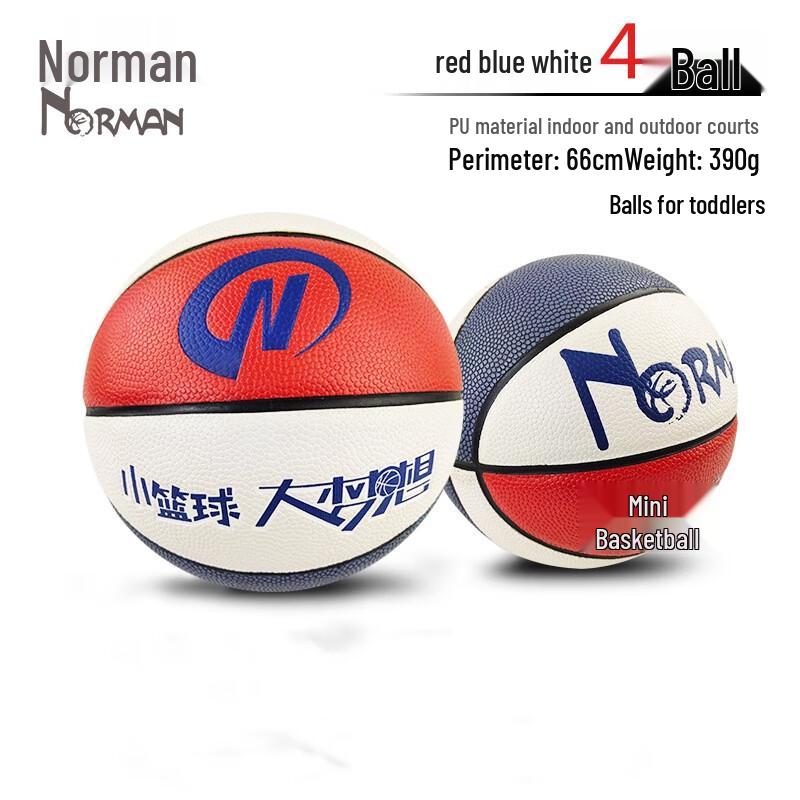 Norman Kids Size 4 Indoor/Outdoor Basketball