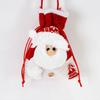 Holiday Christmas Adorable Cartoon Candy Boxes Plush Drawstring Pouches For Gifts