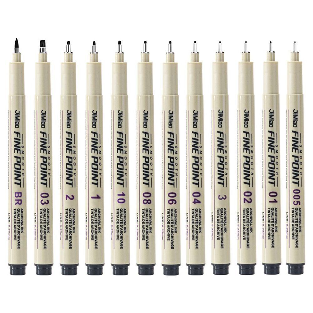 1Pcs Sketch Stationery Set Drawing Pen Hook Line Sketching Needle Pen  for Manga Draw Sketching