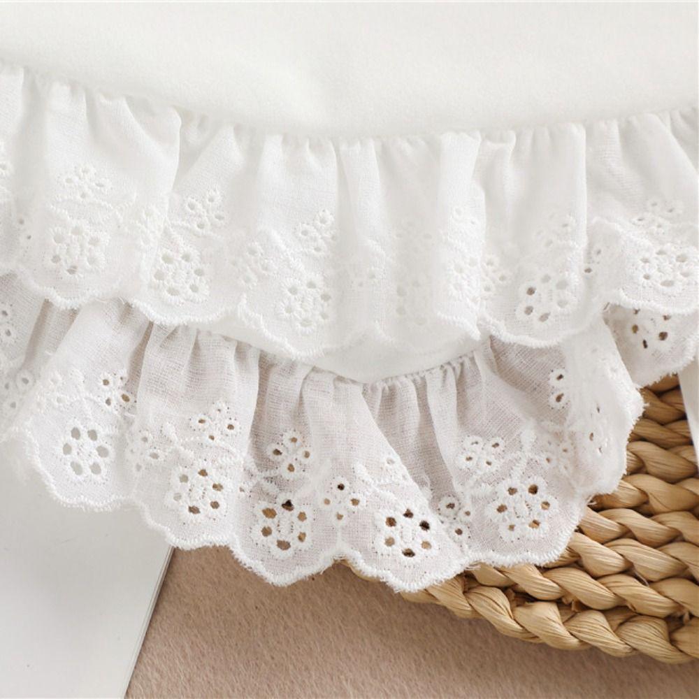 Adjustable Lace False Collar Sweet Ruffled Shawl Fashion Detachable Collar  Women Girls