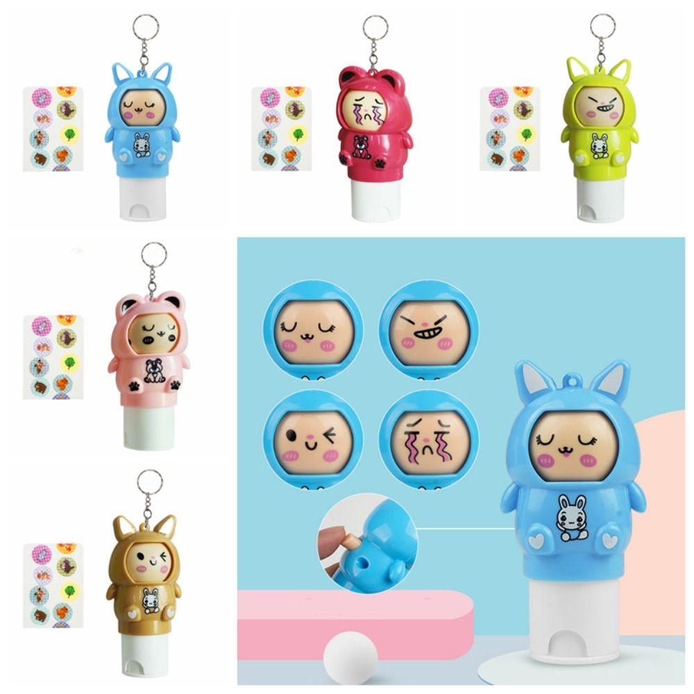 

Interactive Face Changing Toy DIY Crafts Smile Face Makeup Toy Kid Girl Boy синій