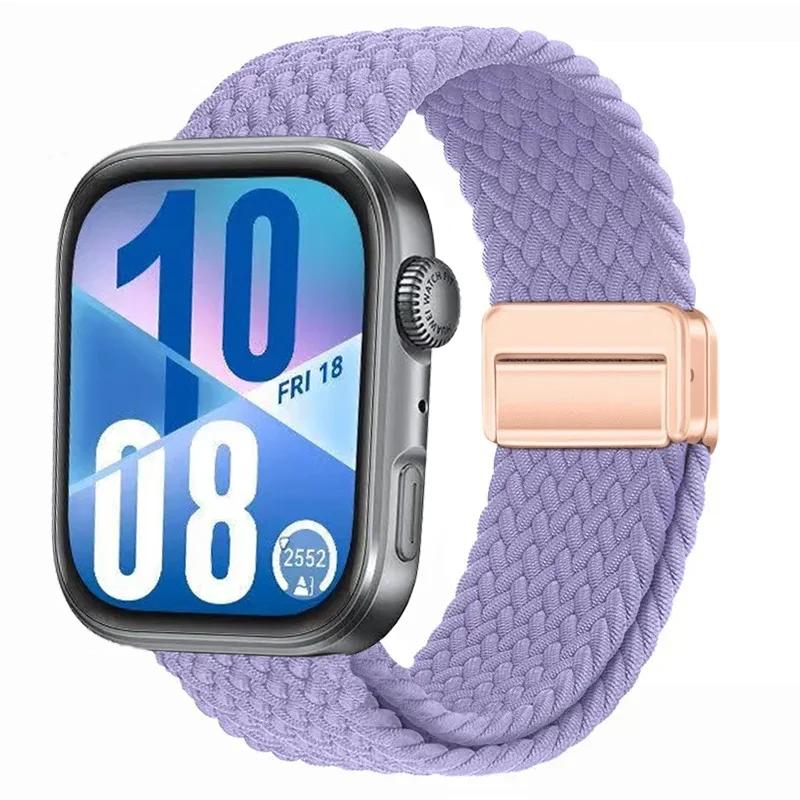 Magnetic Braided Strap for Huawei Watch Fit 4 Pro 3 Nylon Loop Correa Sports Bracelet for Huawei Fit3 Fit4 4Pro Band Accessories
