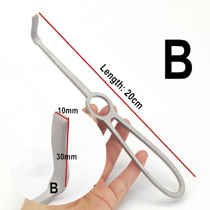 Стоматологический ретрактор Ретрактор Кохера-Лангенбека Ретрактор для хирургии тканей щеки Хирургические инструменты из нержавеющей стали 1 piece B