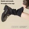 Cute Sweet Leg Warmers Knitting Long Stockings Solid Color Boot Warmers  Autumn Winter