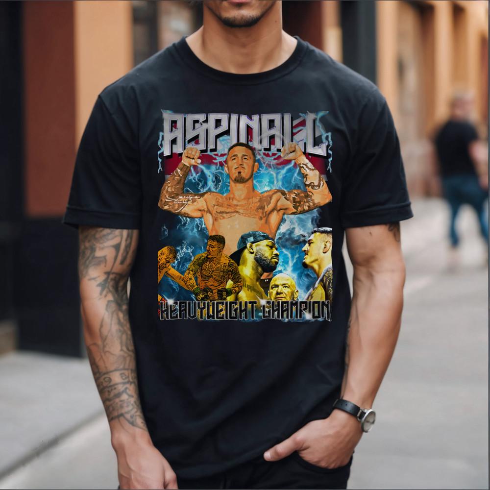 

Hello Jon Tom Aspinall World Heavyweight Champion Cotton Tshirt S5XL Unisex T-Shirt S