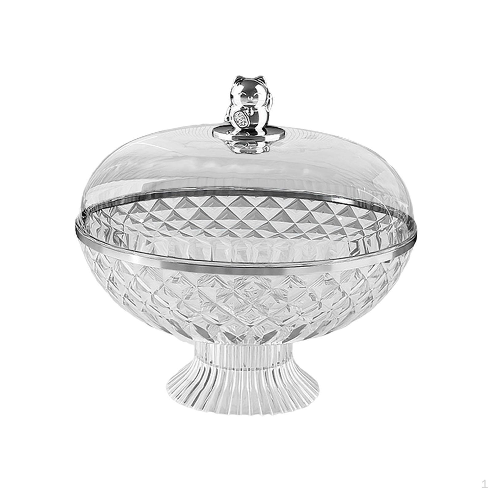 

Фруктовая корзина-подставка с крышкой 8,2x10 дюймов, дренажный дизайн для семейных посиделок