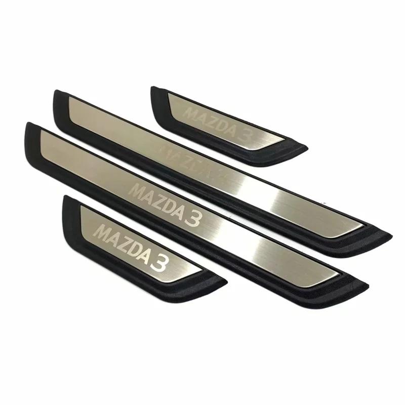 Für Mazda 3 2014 2015 -2017 2018      2024 Türschwellenabdeckung Einstiegsleiste Schutz Pedalschutz Autozubehör
