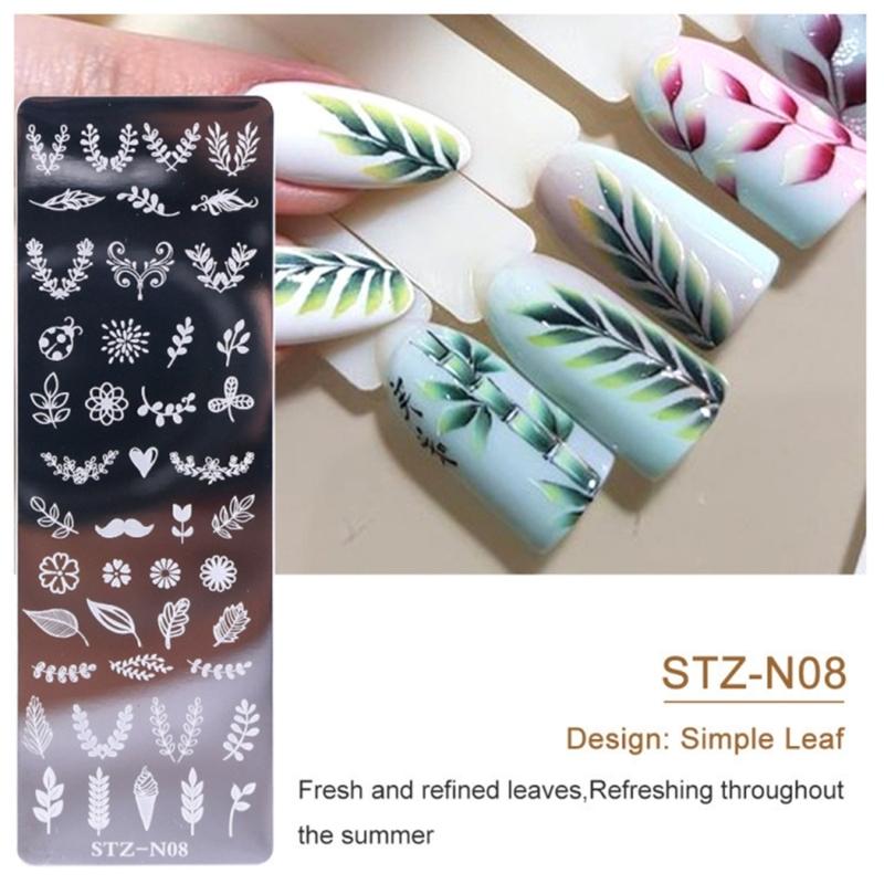 Nail Stamping Plate Animal Flower Nail-Image Stamp Plate Manicure Stencil Tool