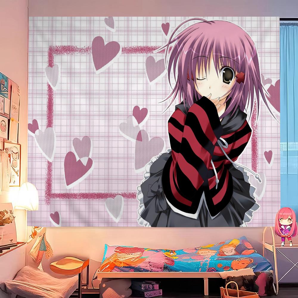 Classic Japanese Anime S-Shugo C-Chara Printed Large Wall Tapestry Hanging Tarot Hippie Wall Rugs Dorm Home Decor