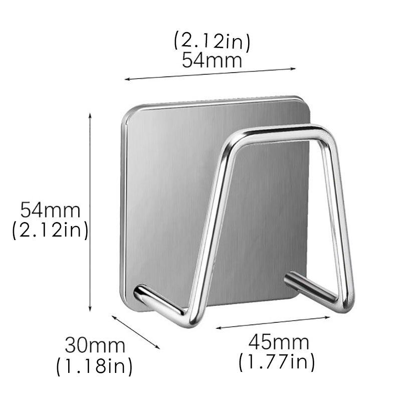 

Держатель для губки для мыла из нержавеющей стали, щетка для мытья посуды, сушилка, губка, ткань, сливной крючок, стойка