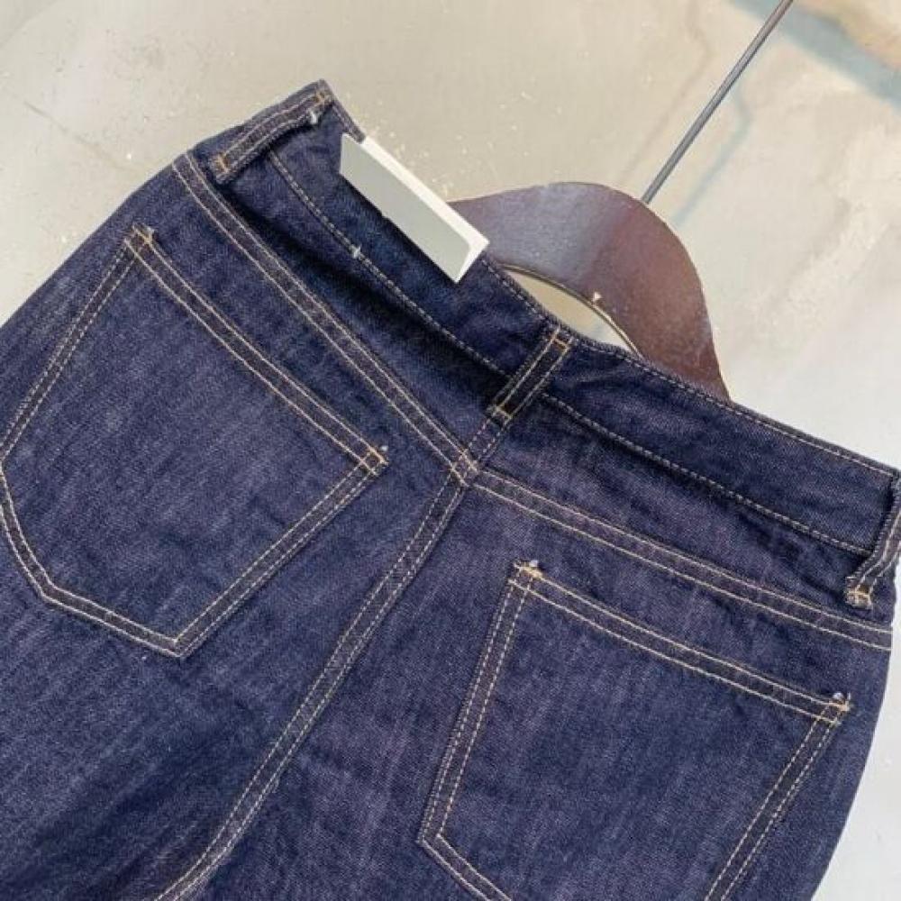 C S In The Room Women Wide Denim pantS One Color