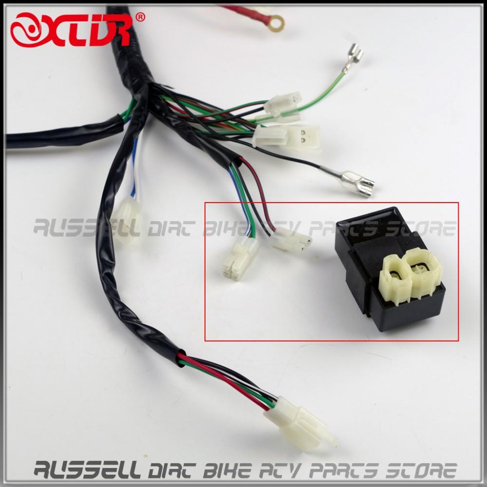 ATV Quad GY6 125cc 150cc ELECTRICS Stator Wire Wiring Harness Loom Magneto Ignition Coil CDI Rectifier Solenoid Parts