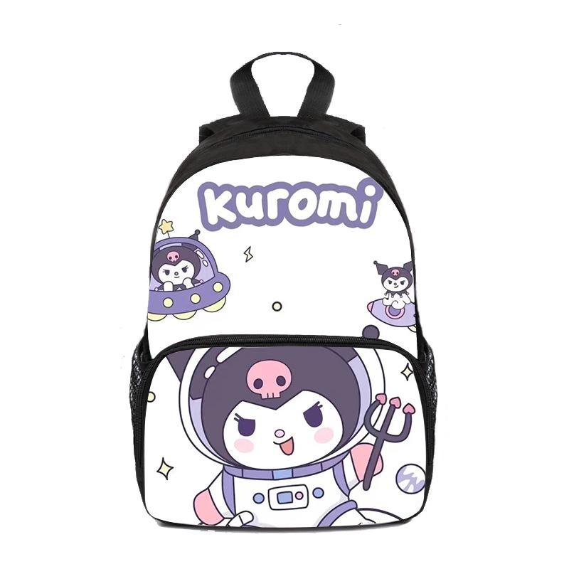 Kuromi Children's Backpack With Cute Cartoon Design And Oxford Fabric