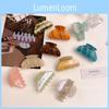 Chic High-end Acetate Hair Claw Clip In Light Blue Beige Green Purple Yellow Shades