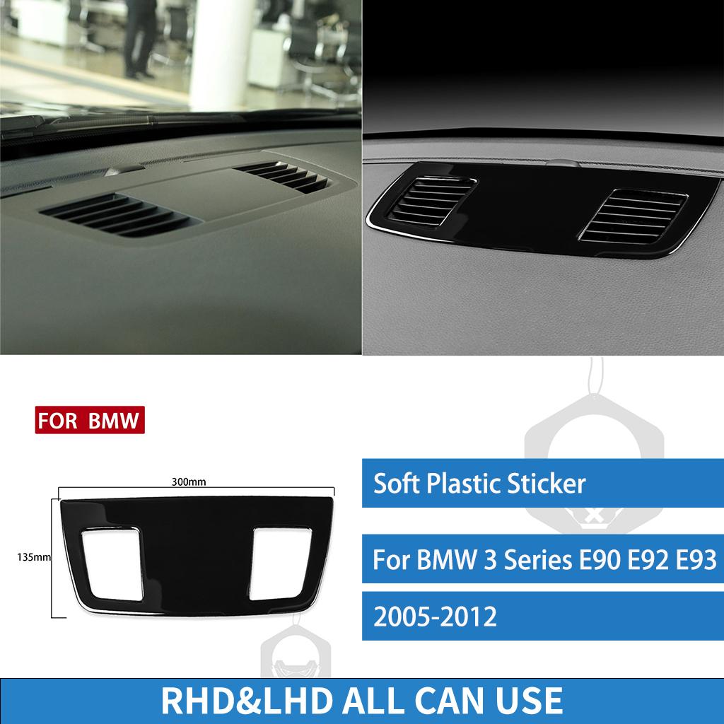 

For BMW 3 Series E90 E92 E93 2005-2012 Dashboard Air Outlet Trim Frame Cover Piano Black Stickers Car Interior Accessories Piano black