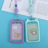Cat Transparent Card Access Control Student Card Holders Korean Card Case Card Storage Cover
