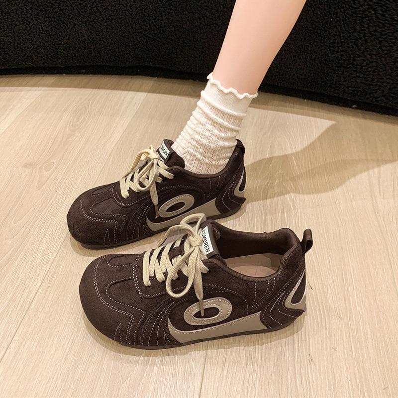 Platform Women's New Autumn Student Versatile Casual Shoes Sports Board Shoes Increase Height and Ugly