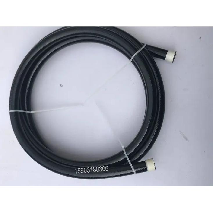 PU Coated AN-6  Stainless Steel Braided E85 AN6 PTFE inner Oil Line Fuel Hose 1M