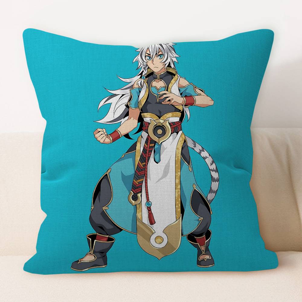 The Rising Of The Shield Hero Pillow Case Square Cushion Cover 3D Soft Plush Throw Pillowcase Living Room Sofa Bedroom Home