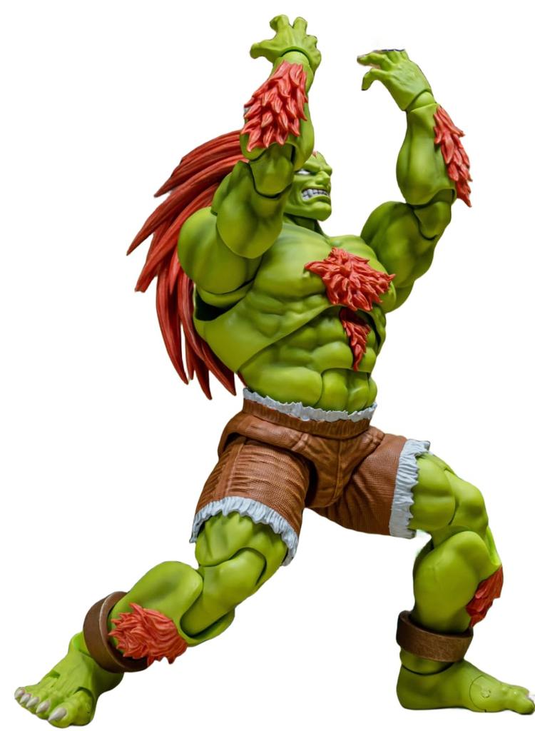 HiPlay Strom Toys 1/12 Scale Street Fighter 2: The Final Challenger Blanka CPSF25 Movable Action Figure with Accessories, Full Set