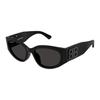 Logo Irregular Frame Sunglasses Women Sunglasses Black BB0324SK001