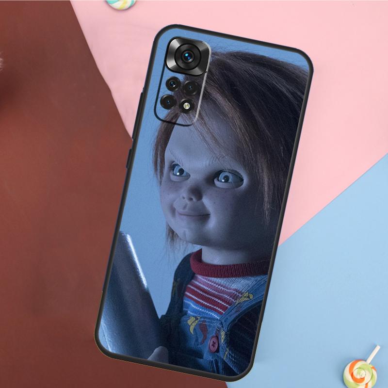 Scary Chucky Doll Horror Movie Case For Xiaomi Redmi Note 11 Pro 11S 8 9 12 10 Pro 10S 9S Redmi 9 10 12C 9C 10C Back Cover