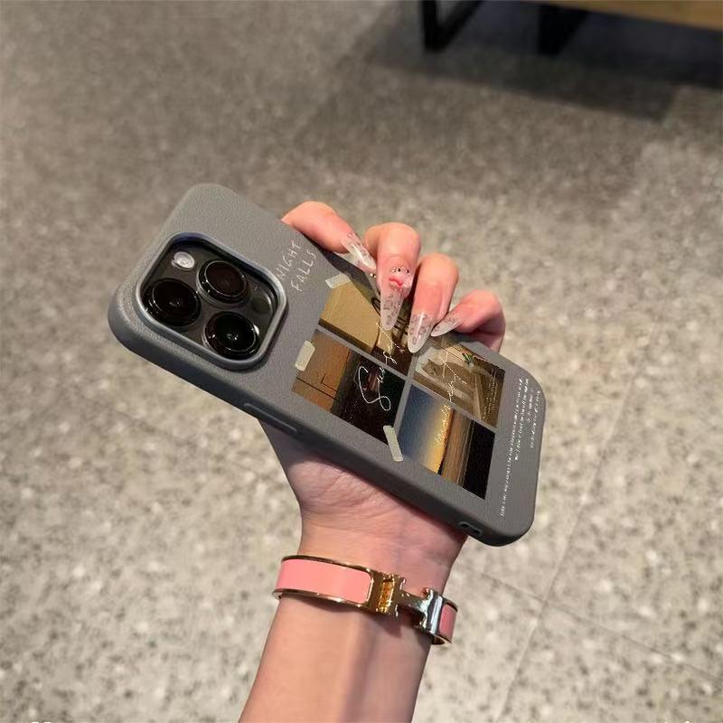 Artistic Phone Case for iPhone 13-17 Models: High-End Feel for Apple Devices
