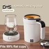 Automatischer Rührbecher 380ml Elektrischer Magnetrührer Edelstahl Kaffeetasse LED-Anzeige Isolierter Reisebecher Milchshake-Maker