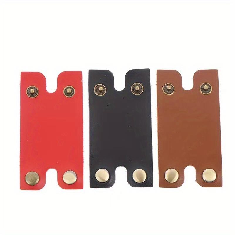 1pc Razor Protective Cover Safety Razor Leather Protective Cover Cutter Head Protective Cover Without Razor 85*45mm