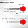 Automatic Center Punch Kerner Woodworking Metal Puncher Steel Hole Self Pin Mark Spring Loaded Dent Marker Hand Tool Carpenter