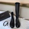 Korean Version Removable Two-wear Buckle Belt Thick-soled High Boots Long Boots Knight Boots Autumn and Winter