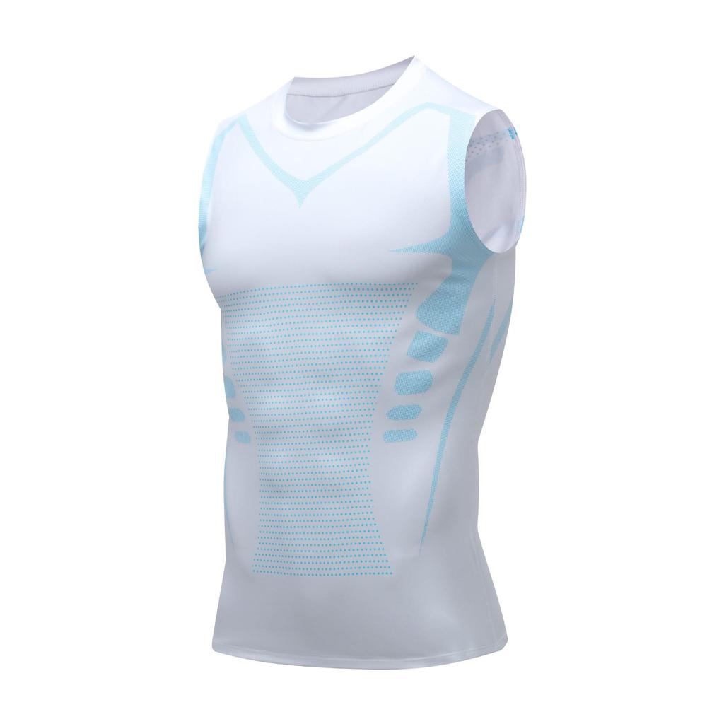 Men's Quick-Dry Sleeveless Running Vest for Basketball and Fitness Training