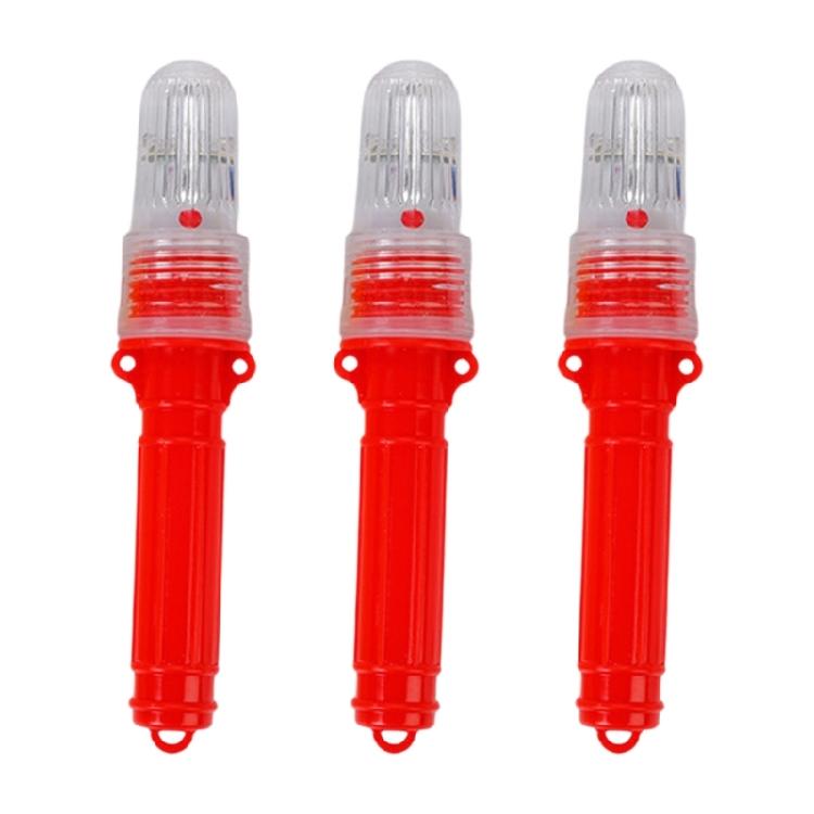 3pcs LED Fishing Lamp Marine Signal Light Positioning Flashing Light Fishing Net Warning Light