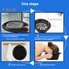 Portable Ice Bath Bowl Foldable Design Eco-friendly Reusable Efficient Cleaning Multipurpose Washing Basin Silicone Ice Bath Bowl