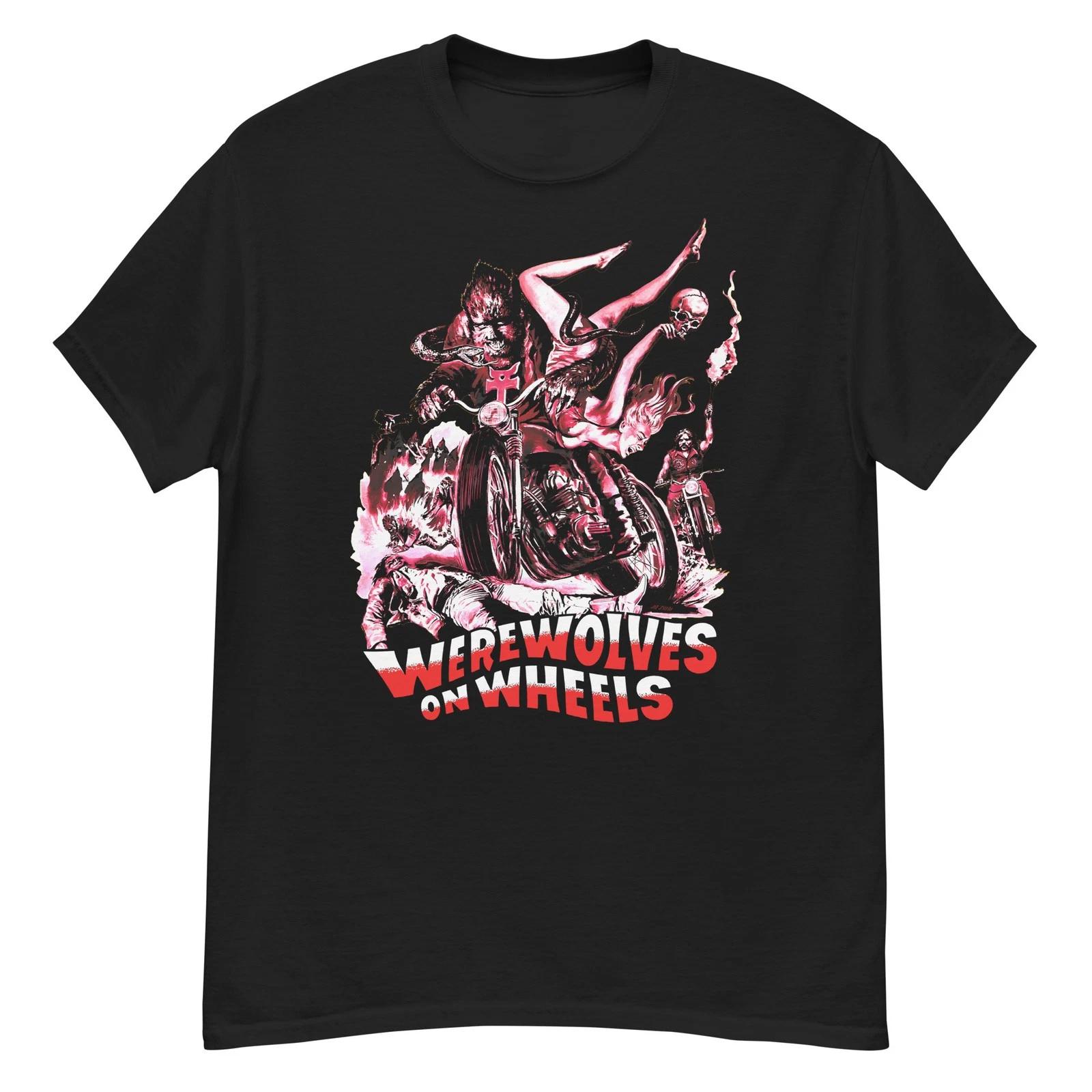 Werewolves on Wheels cult horror film fan art t-shirt S