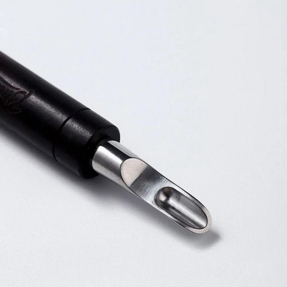 Wood Handle Latte Art Pen Stainless Steel Tip Coffee Drawing Pen  Coffee Decorating