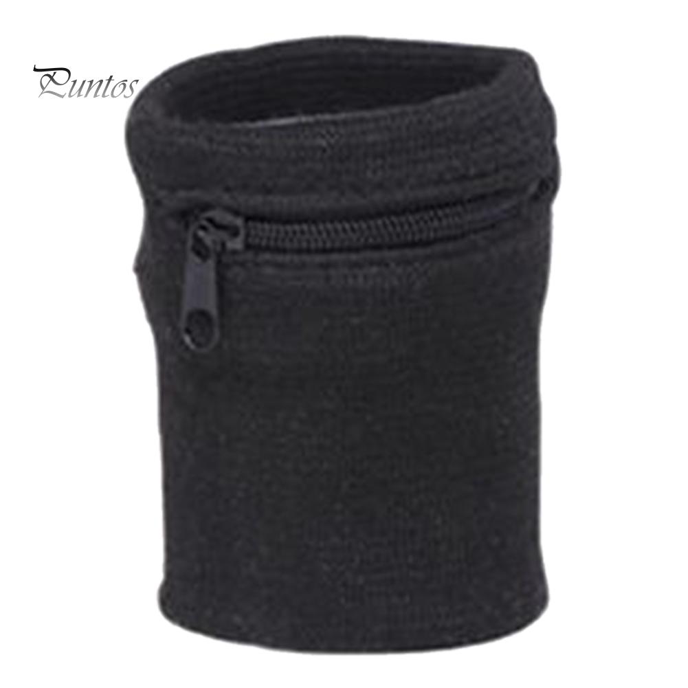 Puntos 1Pc Carteira Bolsa Envoltório de Pulso Bandagem Suporte Zíper Correndo Pulseira Esportiva