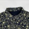 ANAYI 2015 Black X Yellow Flower Long Sleeve Shirt Dress Dress 34 Navy X yellowUsed