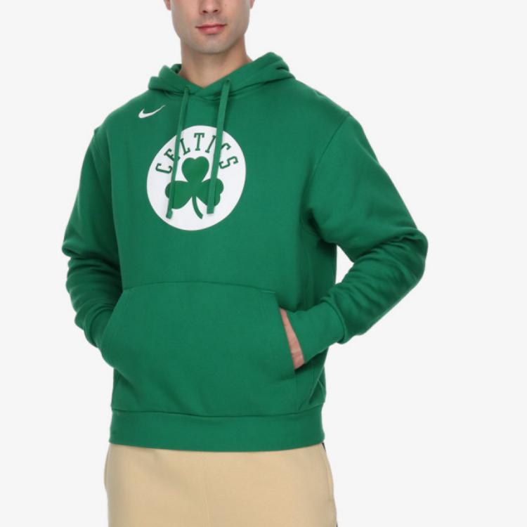 Nike Logo Letter Pattern Printed Drawstring Hoodie Men hoodies Green DN8623-312