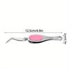 1 buc. Clip de modelare pentru modelarea unghiilor din oțel inoxidabil Pensetă de modelare a unghiilor de cristal Clești de modelare Terapie cu lumină Modelare extinsă a unghiilor 400735414
