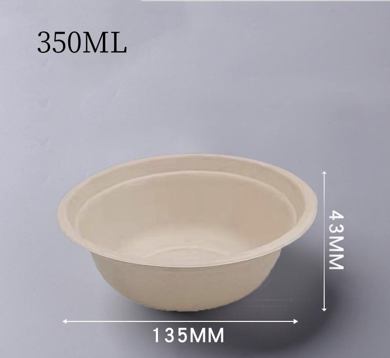 

Бумажные миски, упаковка 50 шт., одноразовые биоразлагаемые контейнеры для еды на вынос, бумажная упаковка для салата, замороженное мороженое, десертная миска