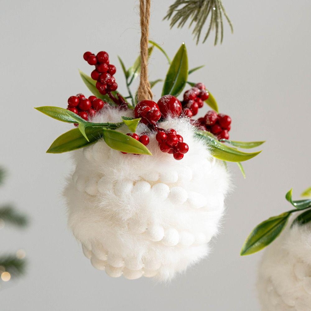 Foam Xmas Tree Hanging Baubles with Sequins Foam Xmas Spheres Pendant  Party