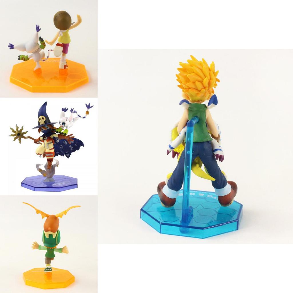 Brinquedos de Figura de Ação Digimon Digital Monster de Qualidade Premium Yagami Taichi Agumon Colecionável
