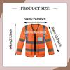 Reflective Vest Clothing Long Sleeved for Men Women Comfortable High Visibility Vest for Security Paving Traffic Landscaping
