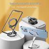 Dual-Sided Magnetic Phone Holder - Alloy Foldable Stand for Desktop & Car